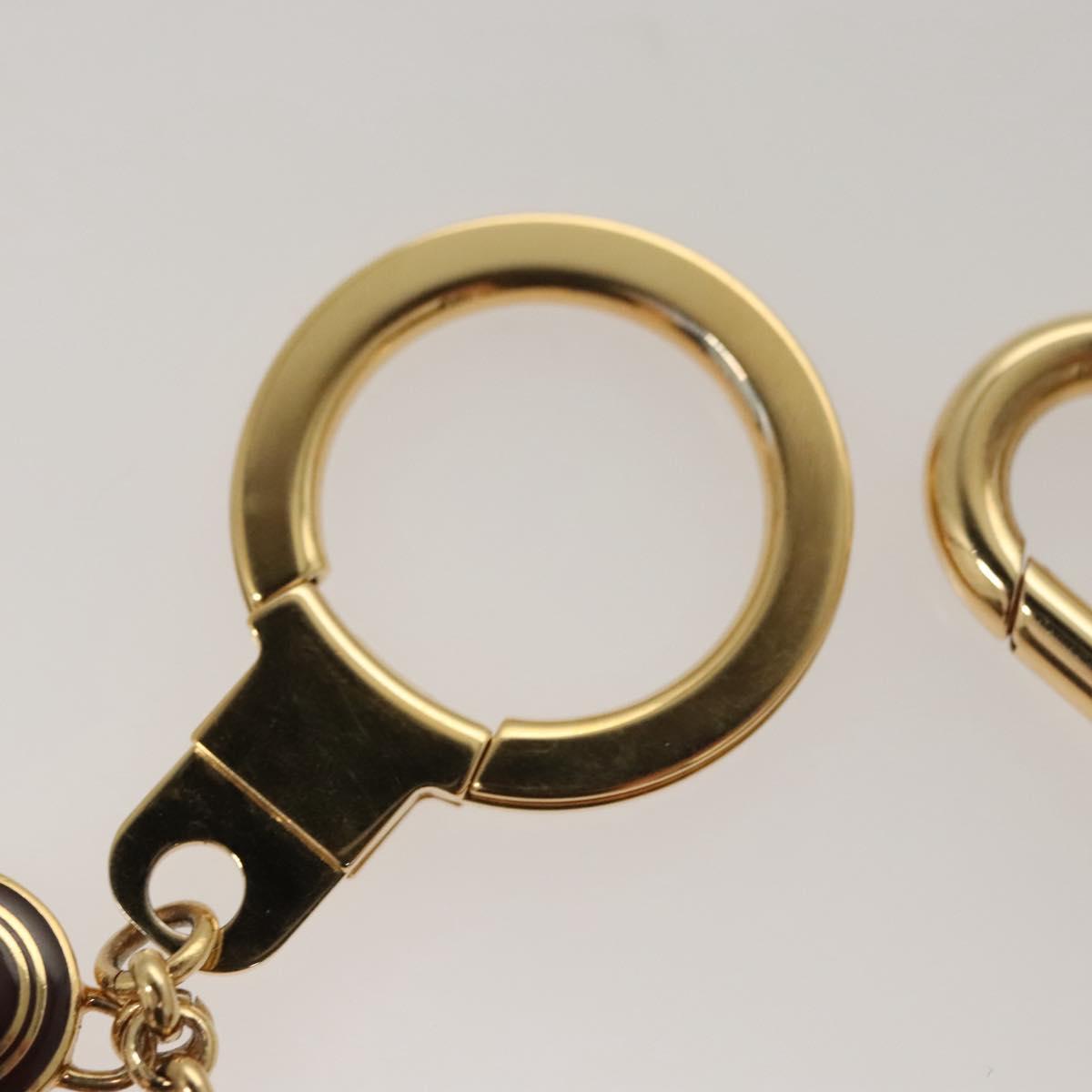 LOUIS VUITTON Porte Cles Chainne Pastille Key Holder Gold M65386 LV Auth hk2597
