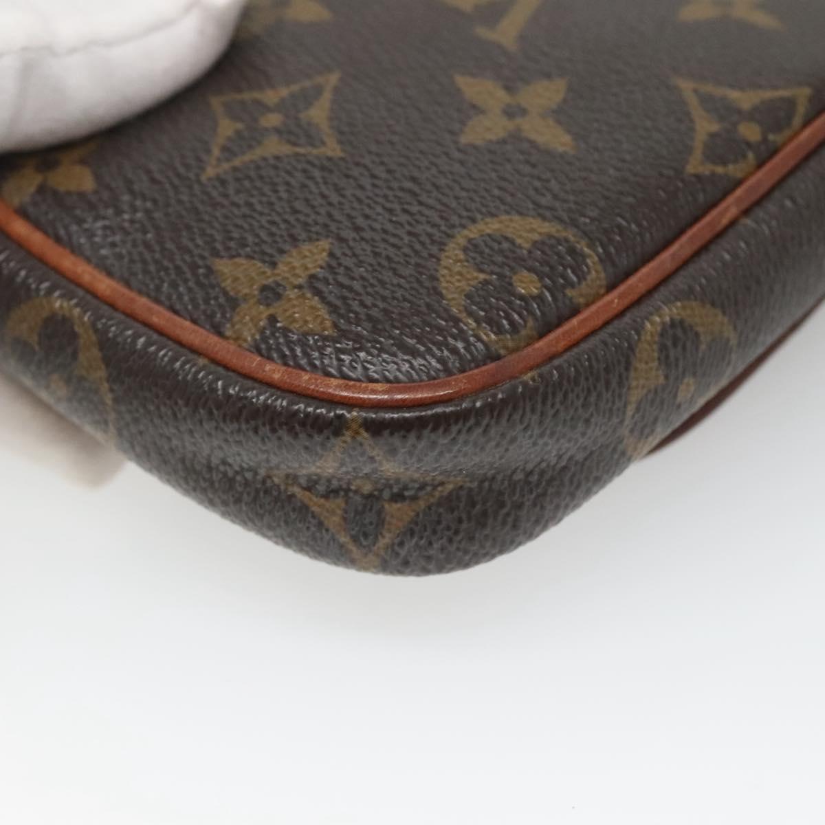 LOUIS VUITTON Monogram Pochette Cancun Shoulder Bag M60018 LV Auth hk2649