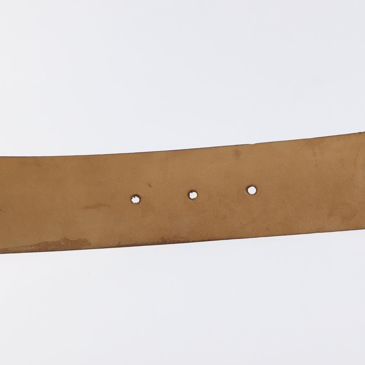 GUCCI Interlocking GG Supreme Belt PVC 35.4"" White 142930 Auth hk2653