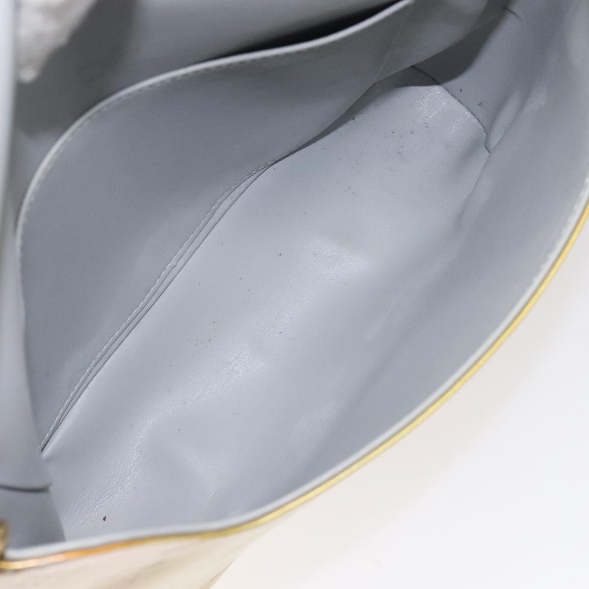 LOUIS VUITTON Monogram Vernis Thompson Street Bag Gris M91008 LV Auth hk2661