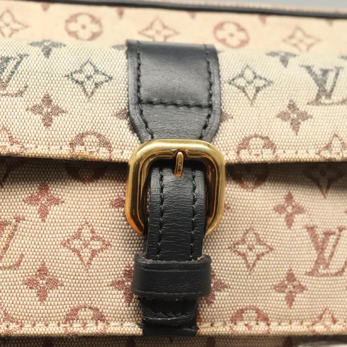 LOUIS VUITTON Monogram Mini Juliet MM Shoulder Bag Blue M92004 LV Auth hk2718
