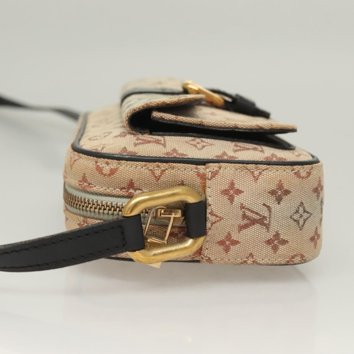 LOUIS VUITTON Monogram Mini Juliet MM Shoulder Bag Blue M92004 LV Auth hk2718