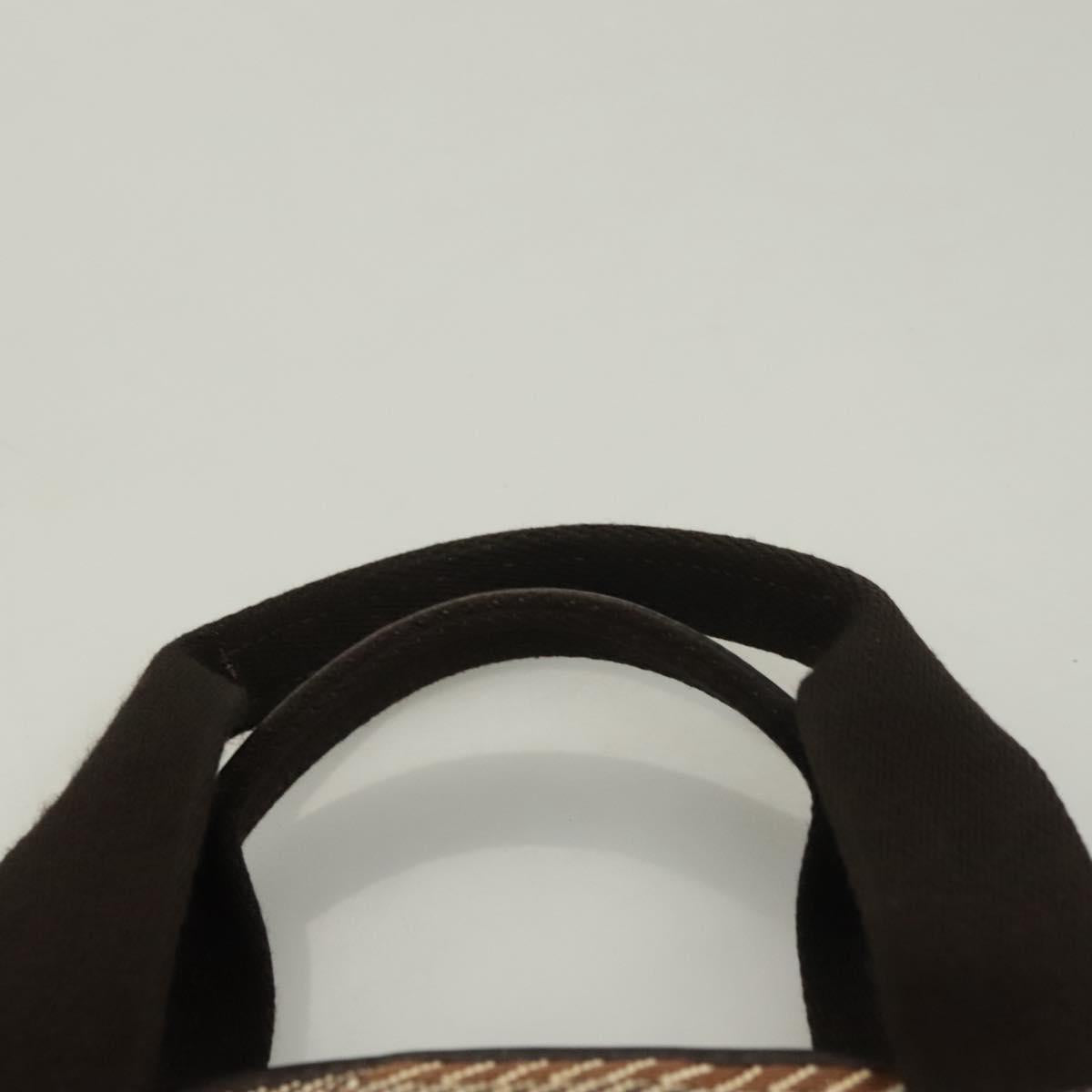 BALLY Tote Bag Canvas Brown Auth hk2728