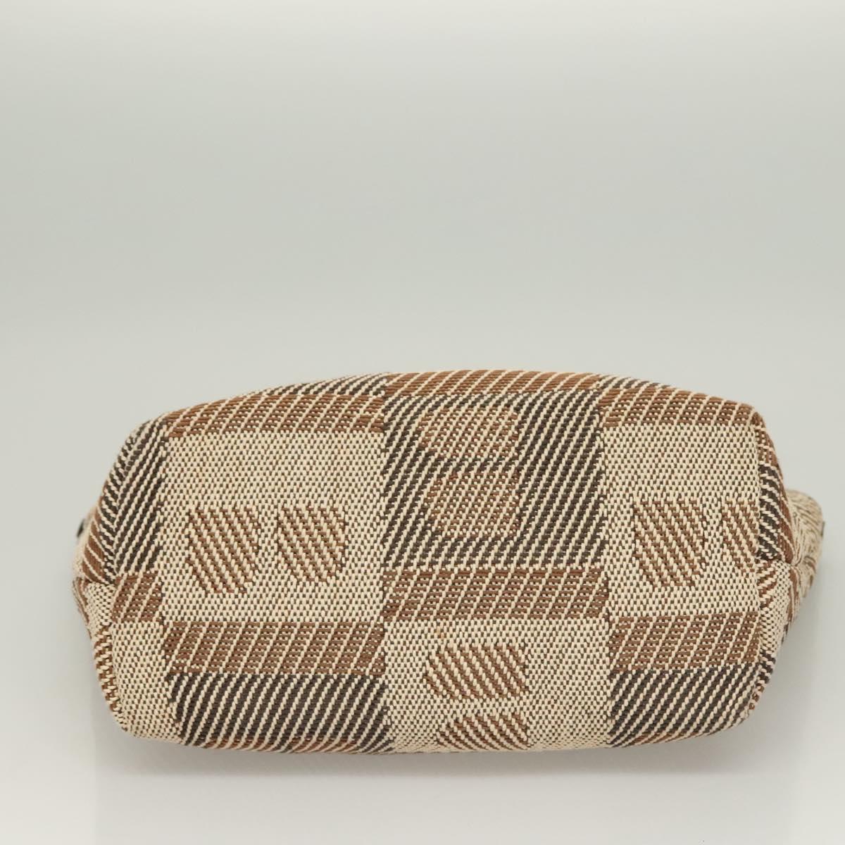 BALLY Tote Bag Canvas Brown Auth hk2728
