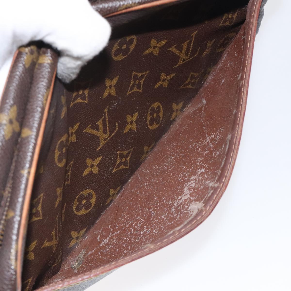 LOUIS VUITTON Monogram Compiegne 28 Clutch Bag M51845 LV Auth hk2734