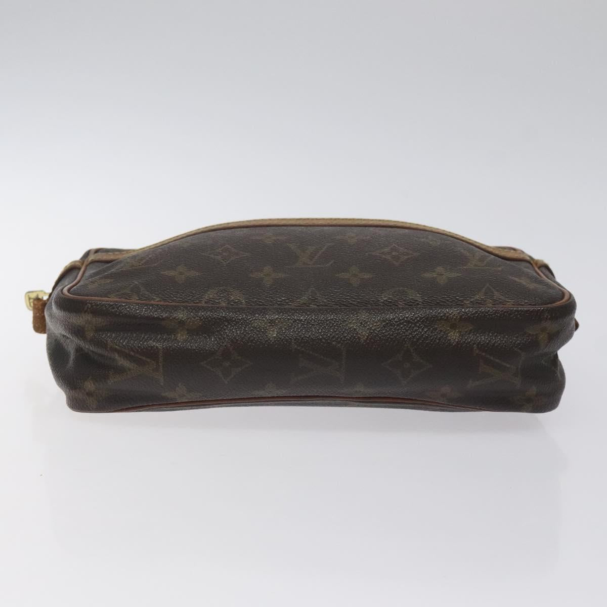 LOUIS VUITTON Monogram Compiegne 23 Clutch Bag M51847 LV Auth hk2735