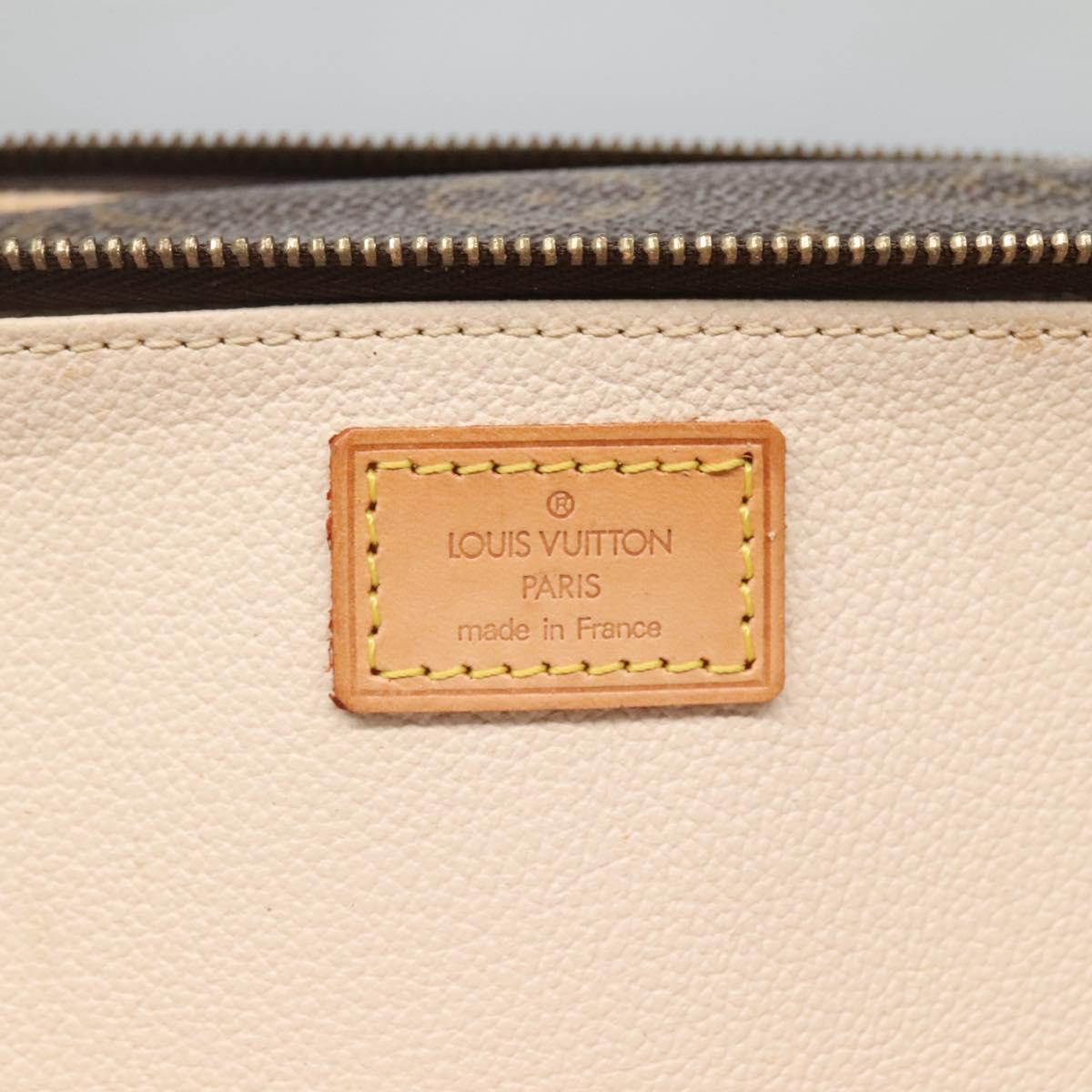 LOUIS VUITTON Monogram Trousse Brush GM Cosmetic Pouch M47505 LV Auth hk2748