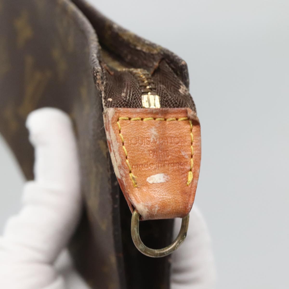 LOUIS VUITTON Monogram Bucket GM Accessory Pouch LV Auth hk2762