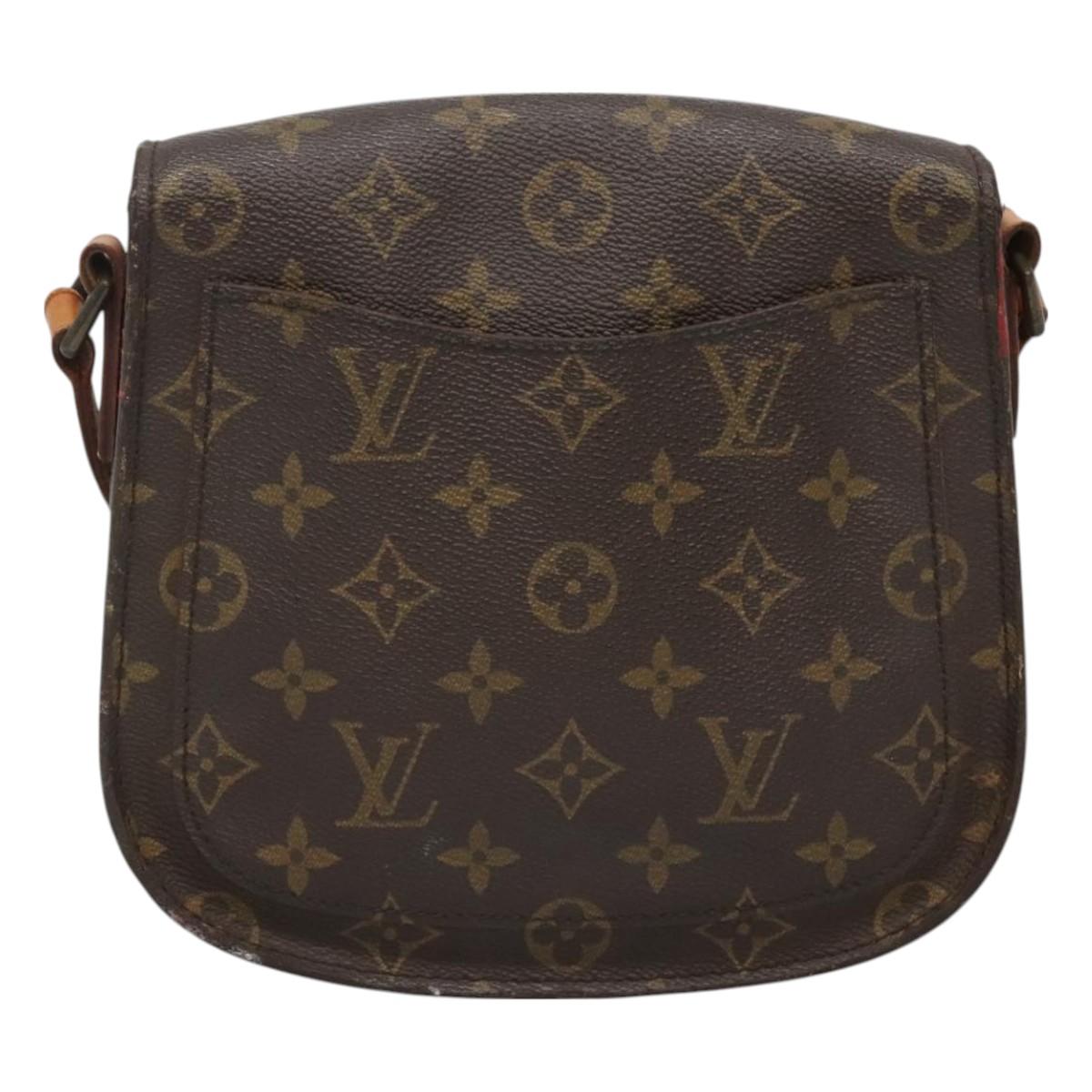 LOUIS VUITTON Monogram Saint Cloud MM Shoulder Bag M51243 LV Auth hk2767