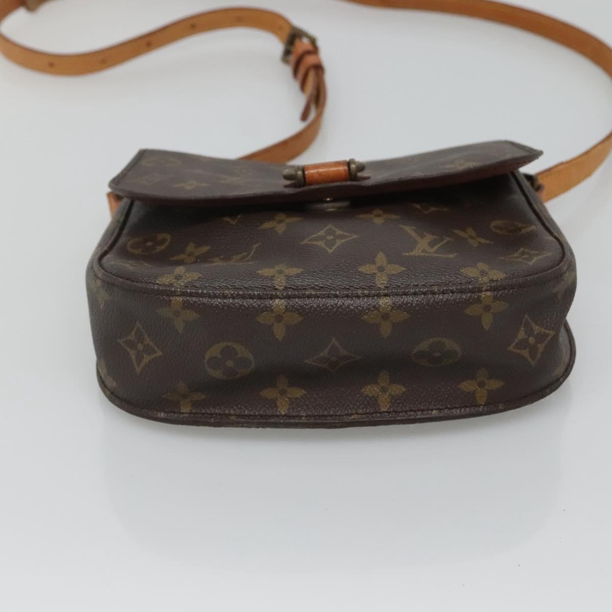 LOUIS VUITTON Monogram Saint Cloud MM Shoulder Bag M51243 LV Auth hk2767