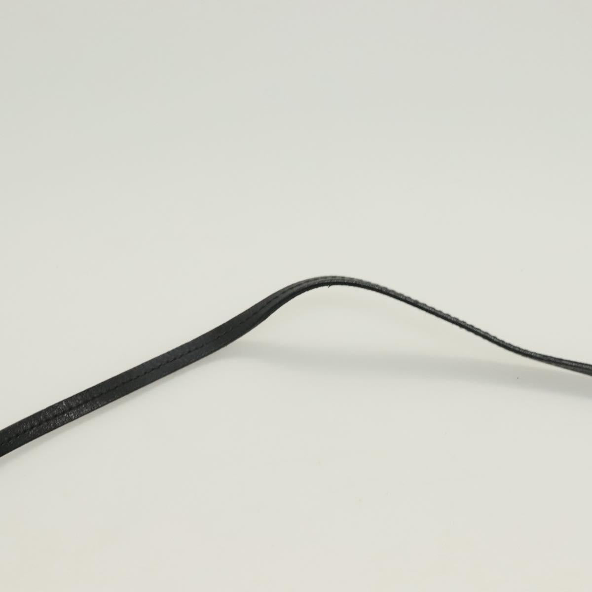 Miu Miu Shoulder Bag Cotton Black Auth hk2812