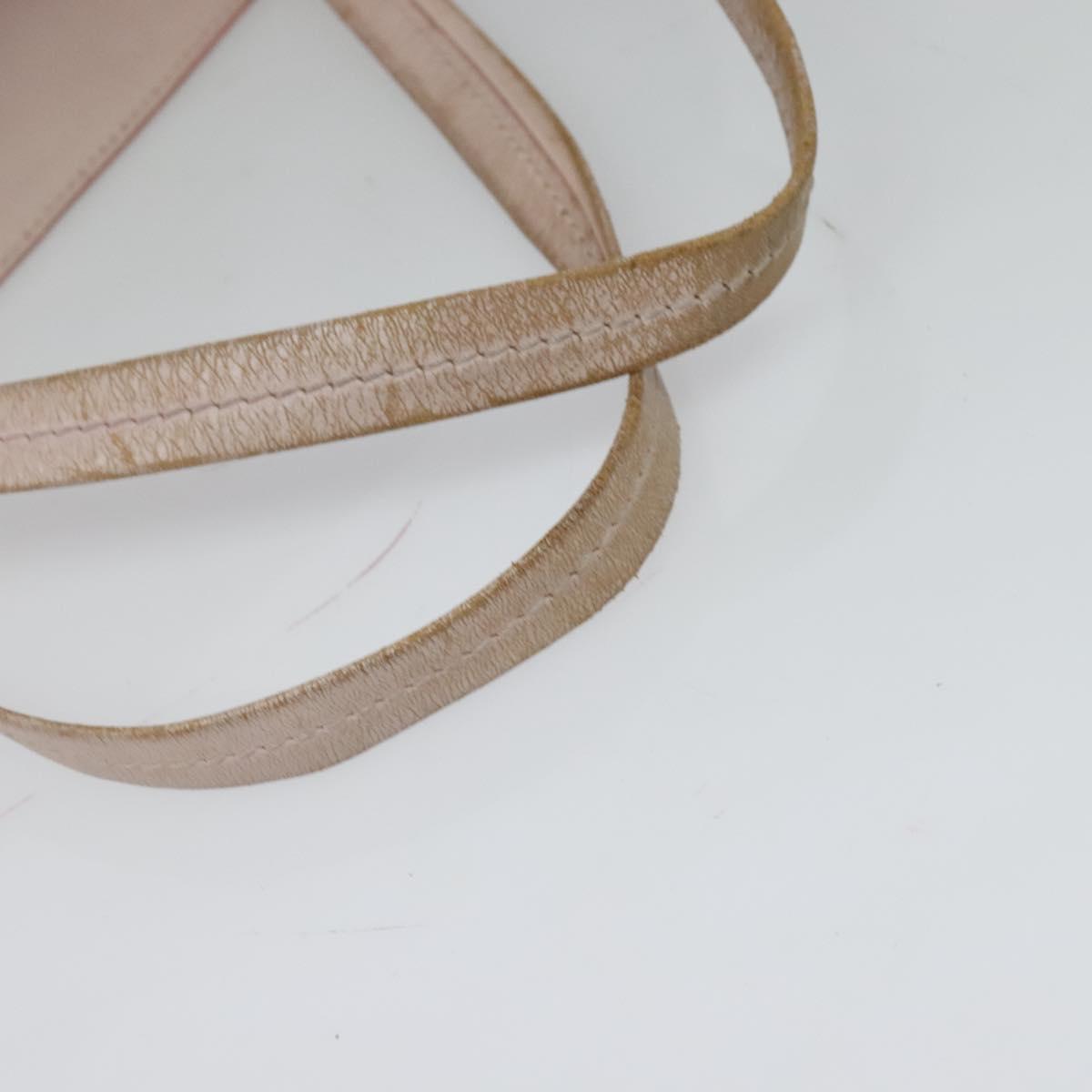 CELINE Horizontalkava Tote Bag Leather Pink Gold Auth hk2816