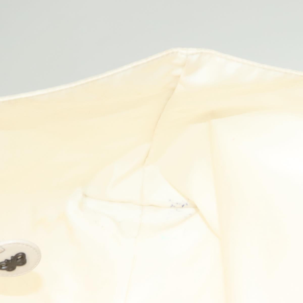 BOTTEGA VENETA Tote Bag Nylon White Auth hk2820