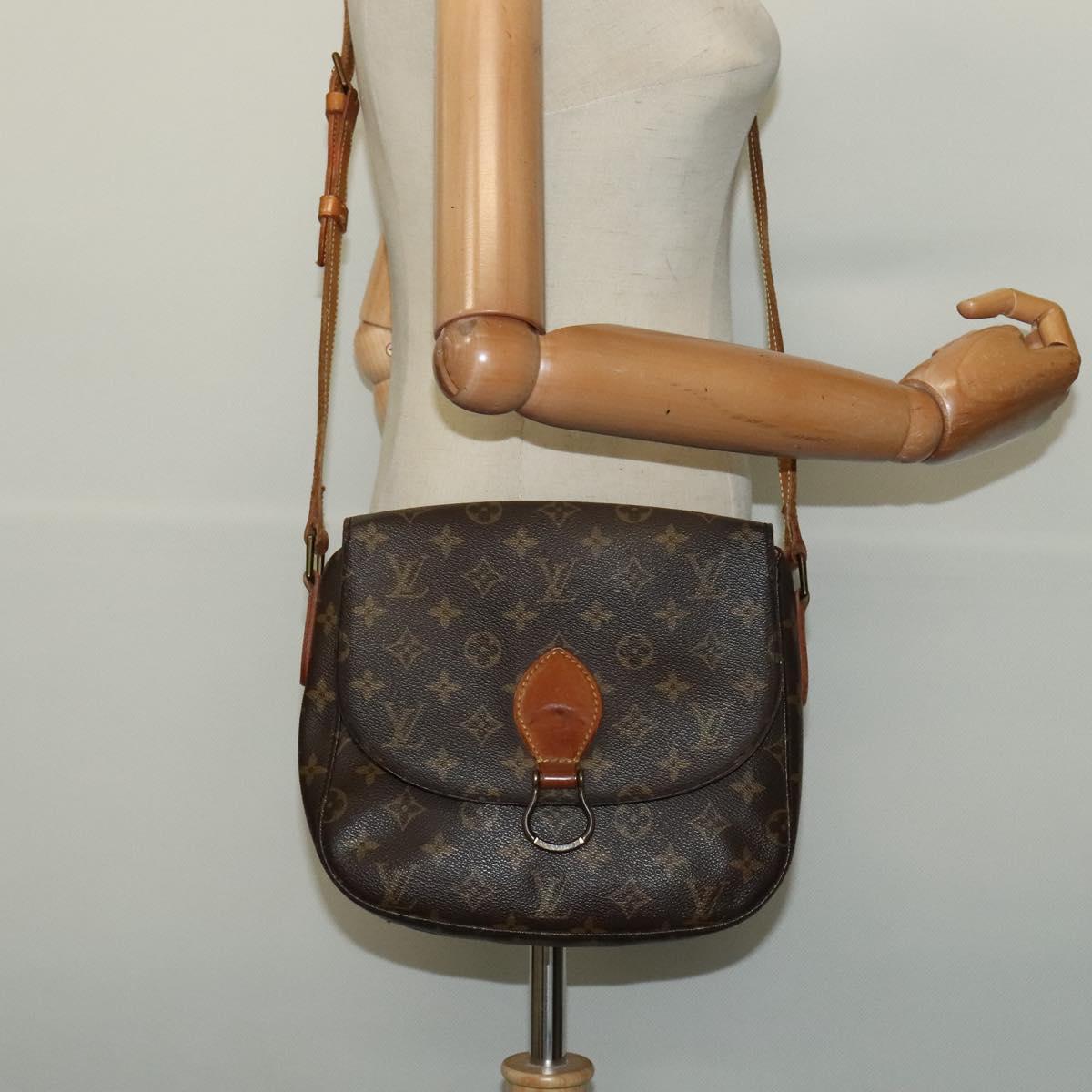 LOUIS VUITTON Monogram Saint Cloud GM Shoulder Bag M51242 LV Auth hk2869