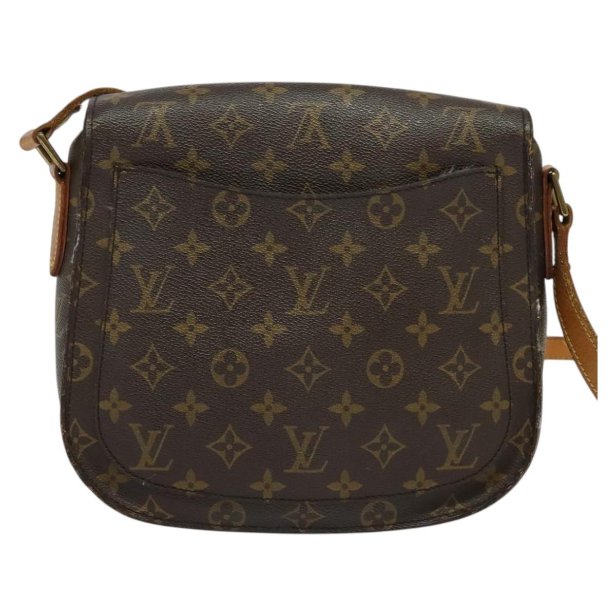 LOUIS VUITTON Monogram Saint Cloud GM Shoulder Bag M51242 LV Auth hk2869