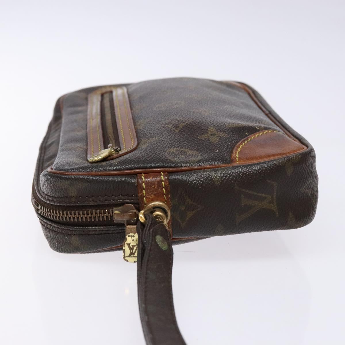 LOUIS VUITTON Monogram Marly Dragonne GM Clutch Bag M51825 LV Auth hk2872