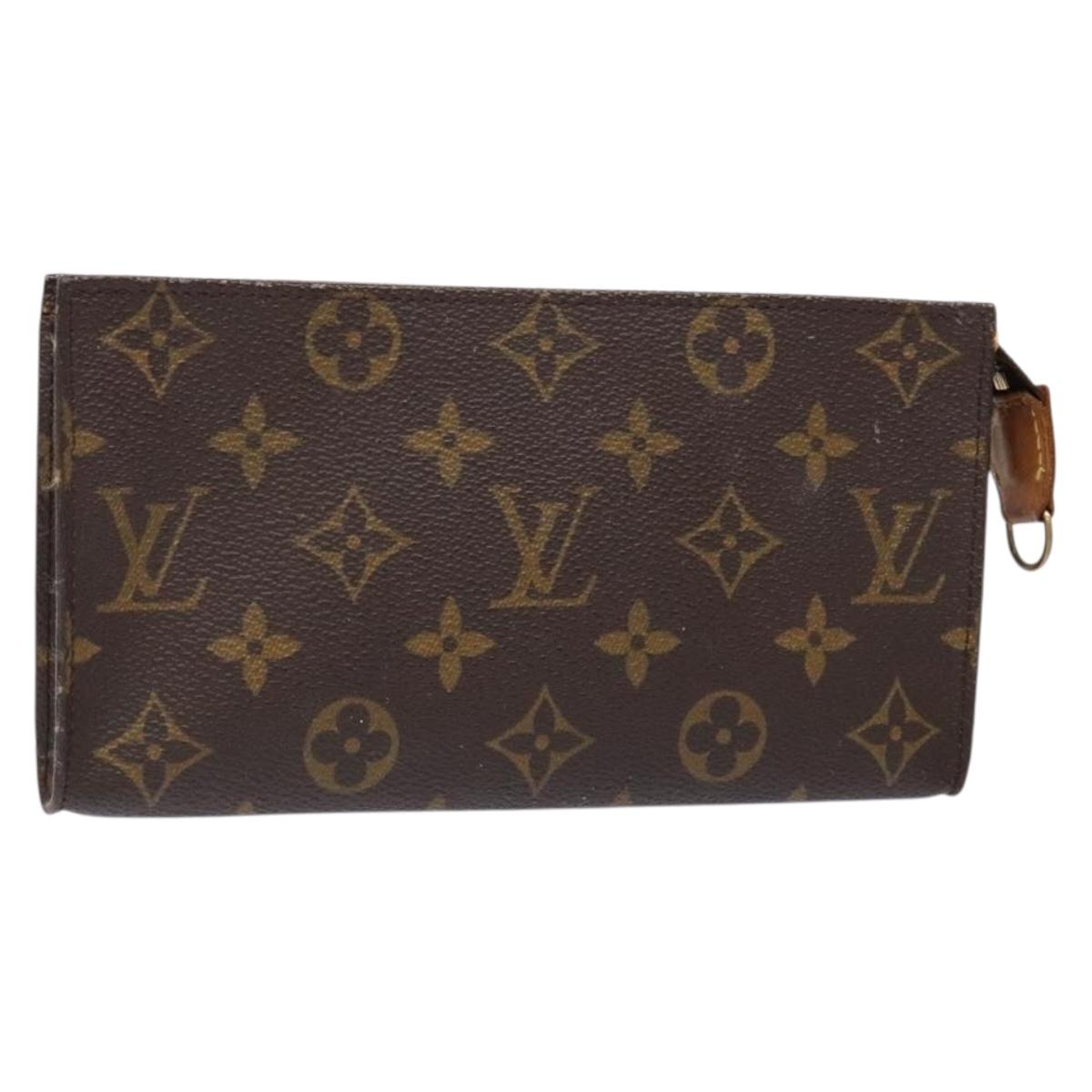 LOUIS VUITTON Monogram Bucket GM Accessory Pouch LV Auth hk2877