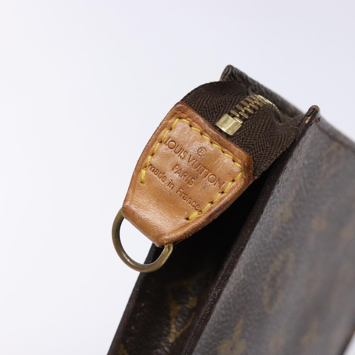LOUIS VUITTON Monogram Bucket GM Accessory Pouch LV Auth hk2877