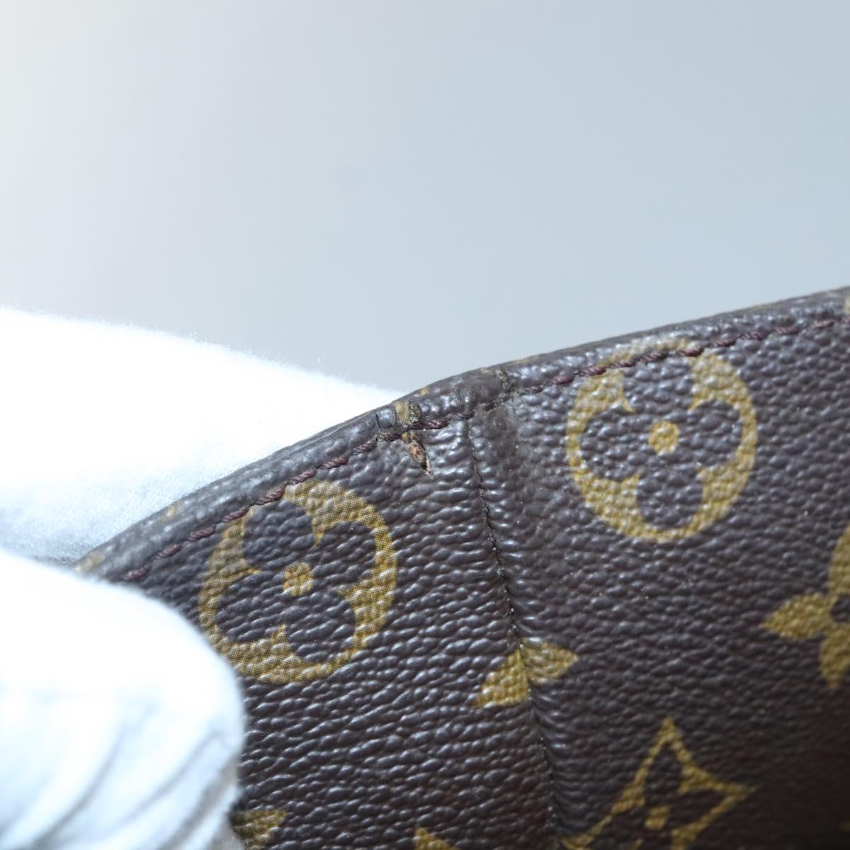 LOUIS VUITTON Monogram Sac Shopping Tote Bag M51108 LV Auth hk2885