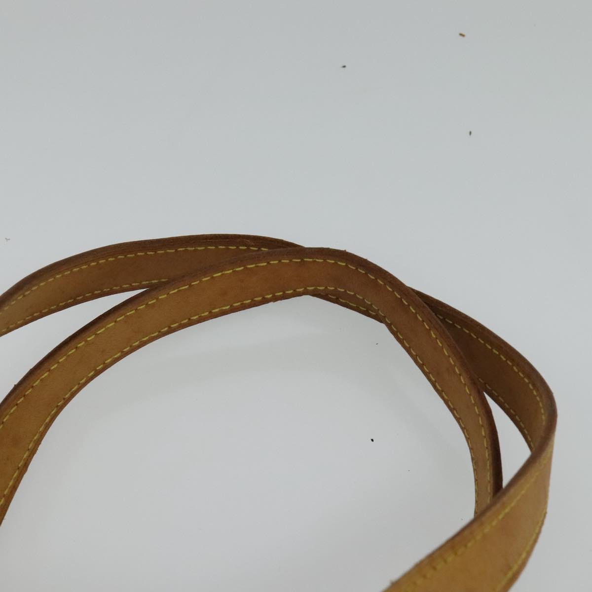 LOUIS VUITTON Monogram Vernis Columbus Tote Bag Beige M91023 LV Auth hk2890