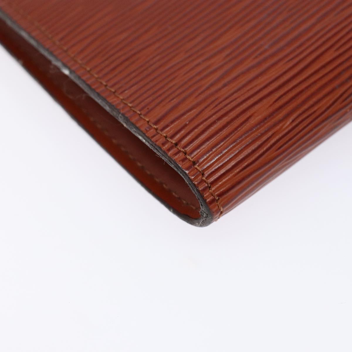 LOUIS VUITTON Epi Pochette Accessoires Accessory Pouch Brown M52953 Auth hk2893