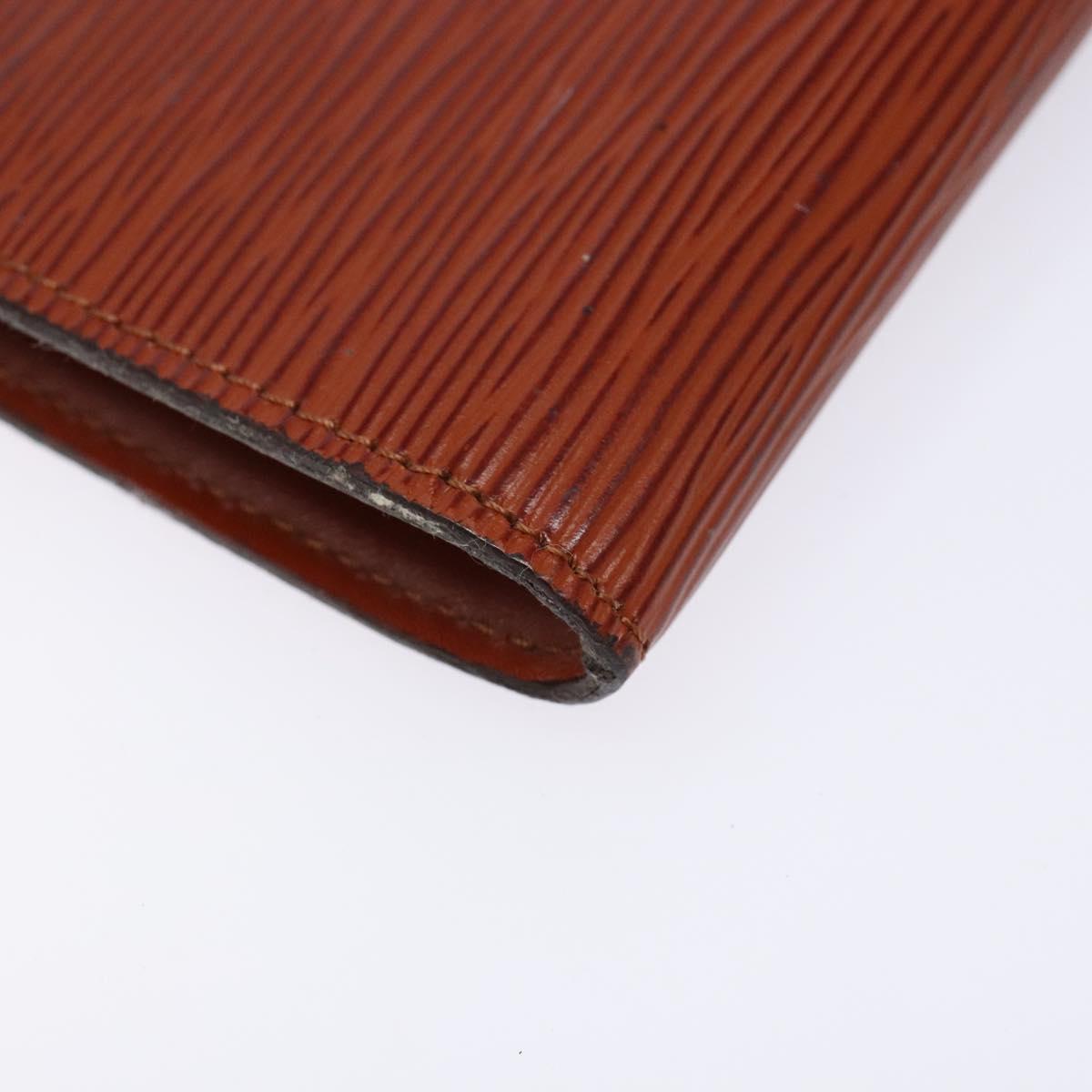LOUIS VUITTON Epi Pochette Accessoires Accessory Pouch Brown M52953 Auth hk2893