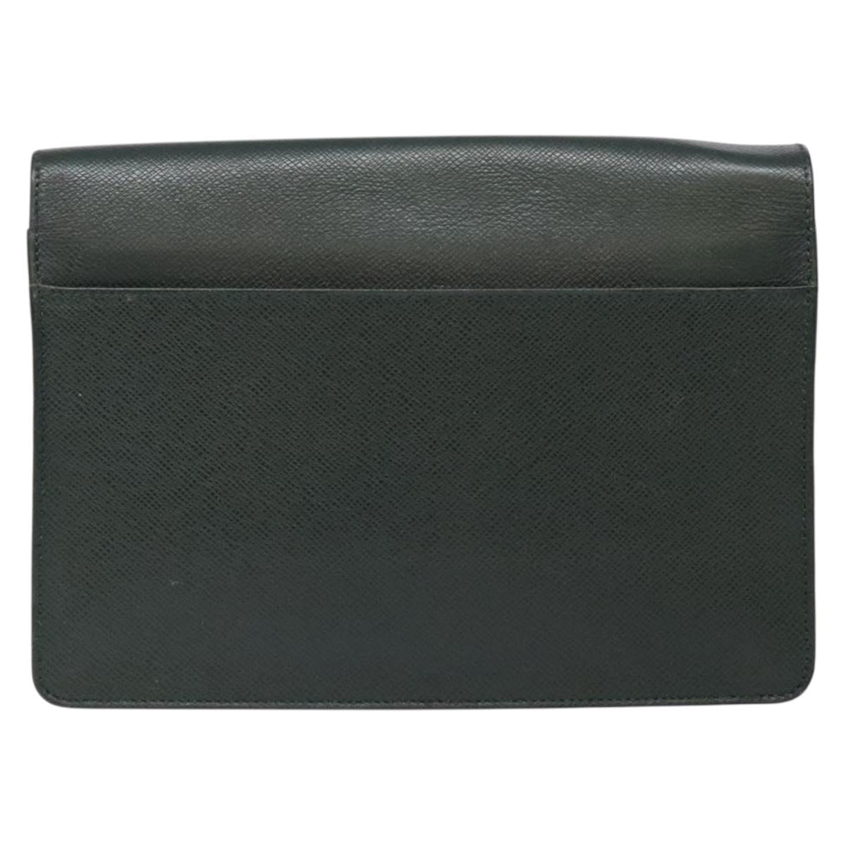 LOUIS VUITTON Taiga Pochette Kourad Clutch Bag Epicea M30194 LV Auth hk2896