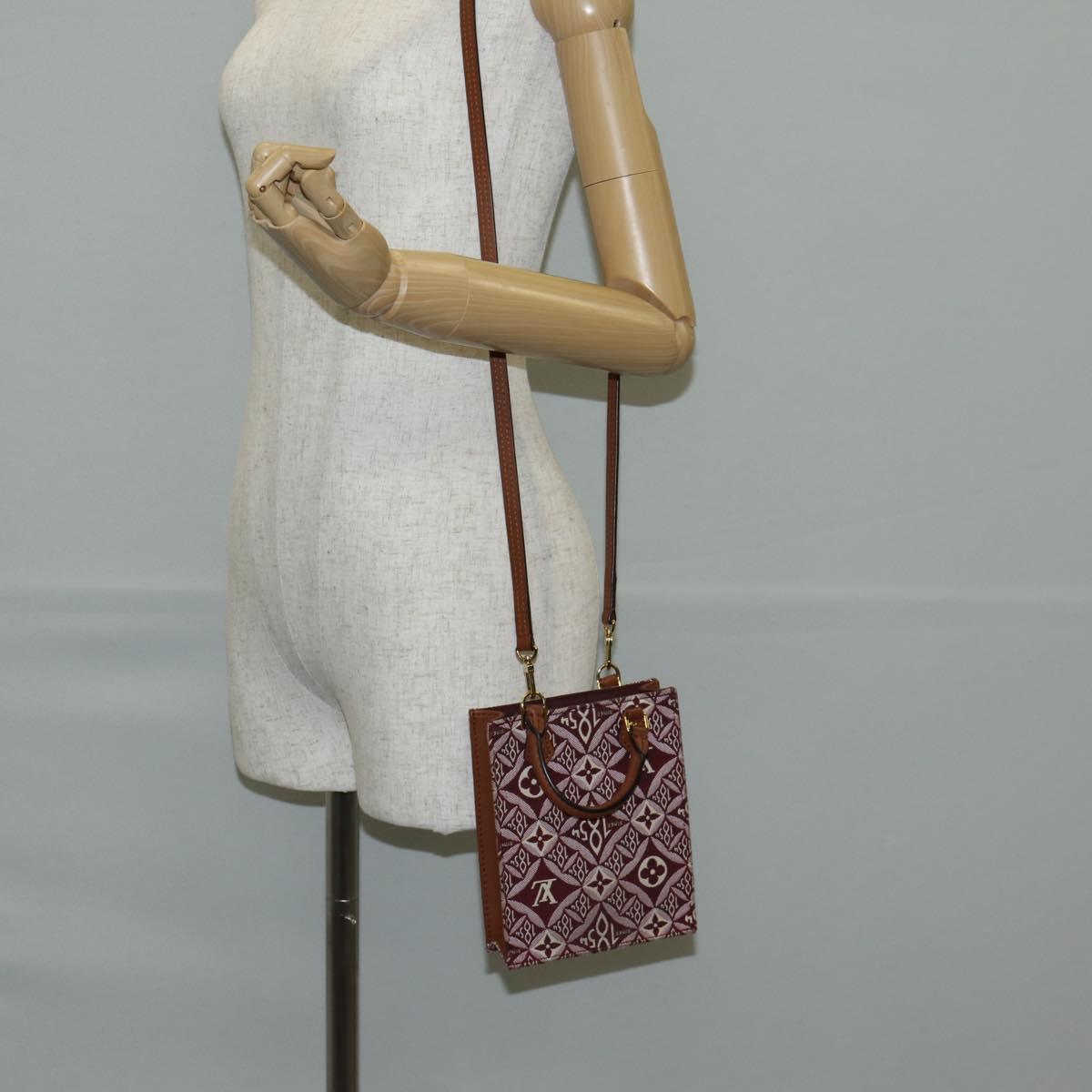 LOUIS VUITTON Monogram Jaguar Petit Sac Plat Bag 2way M69846 LV Auth hk2898SAM