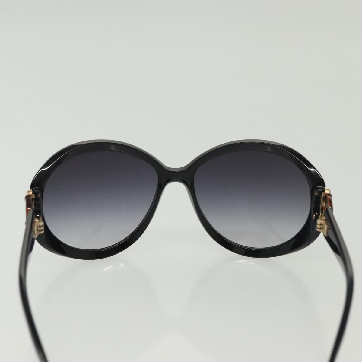 GUCCI Sunglasses Plastic Black Auth hk2964
