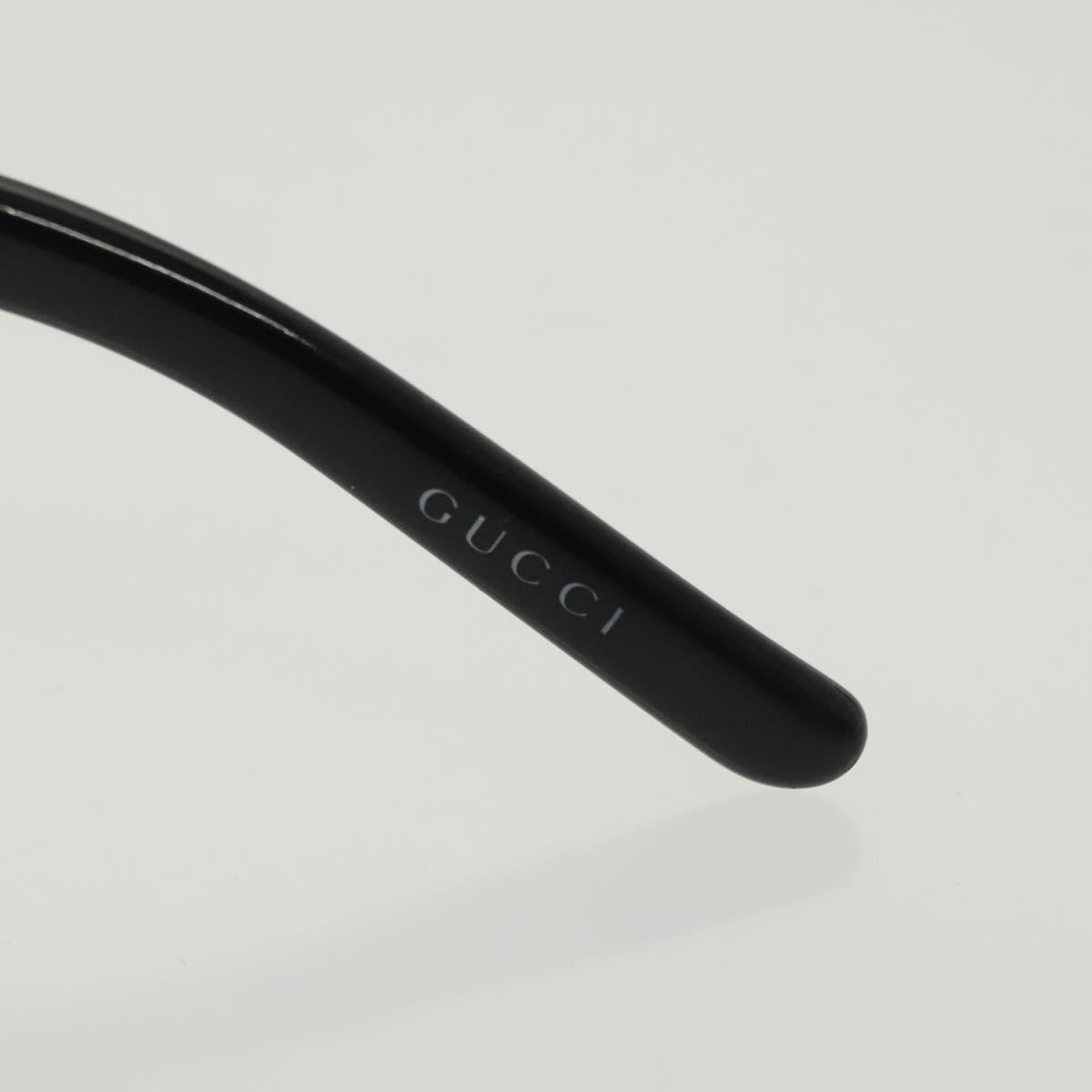GUCCI Sunglasses Plastic Black Auth hk2964