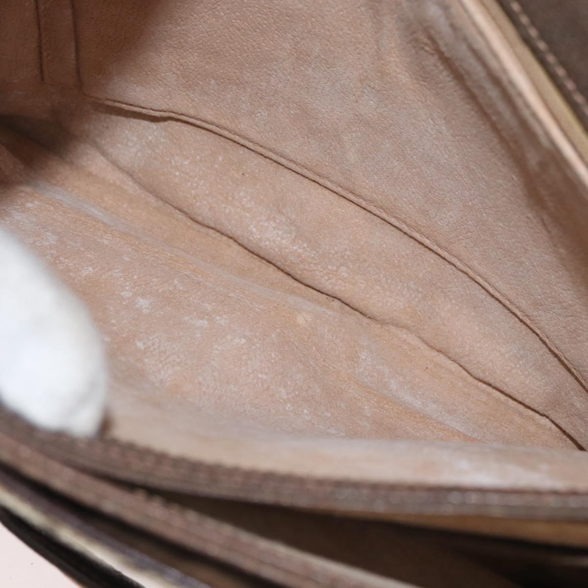 GUCCI GG Supreme Shoulder Bag PVC Beige Gold 001 16 4084 Auth hk2993
