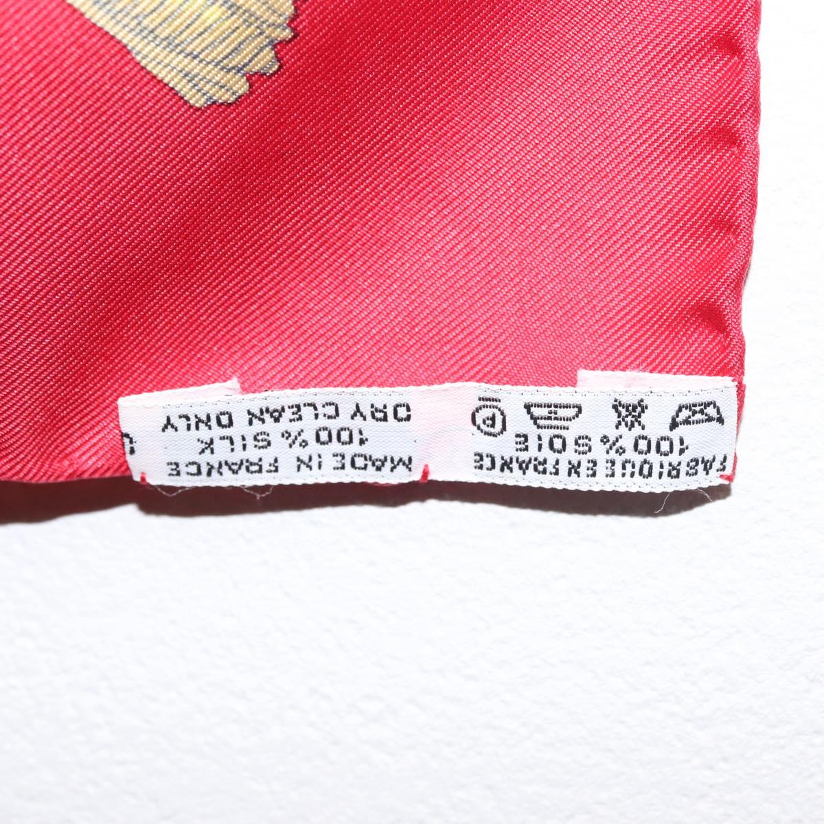 HERMES Carre 90 Scarf ""VUE DU CAROSSE DE LA GALERE LA REALE "" Silk Auth hk3012