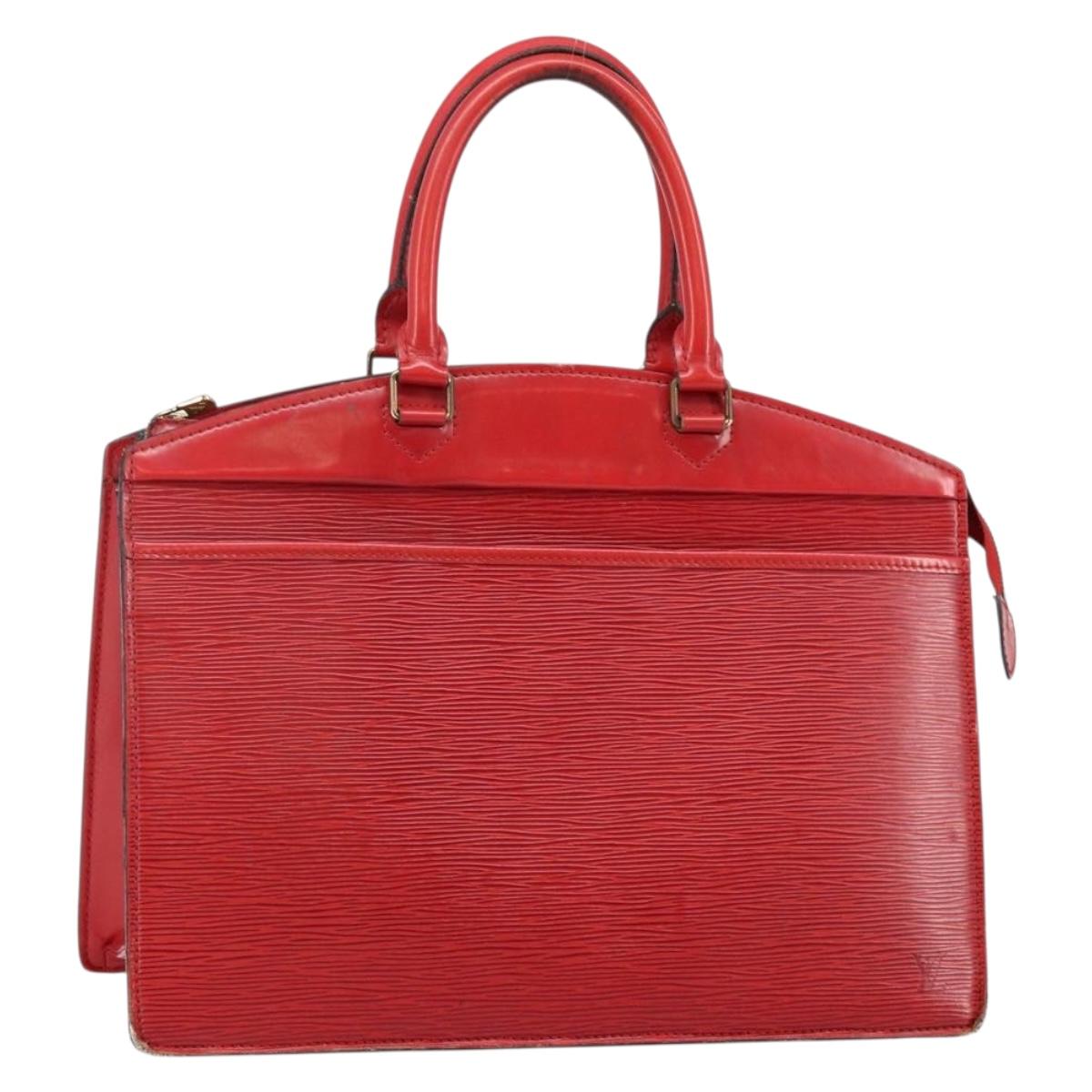 LOUIS VUITTON Epi Riviera Hand Bag Red M48187 LV Auth hk3019