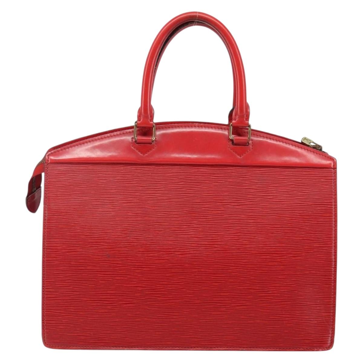 LOUIS VUITTON Epi Riviera Hand Bag Red M48187 LV Auth hk3019