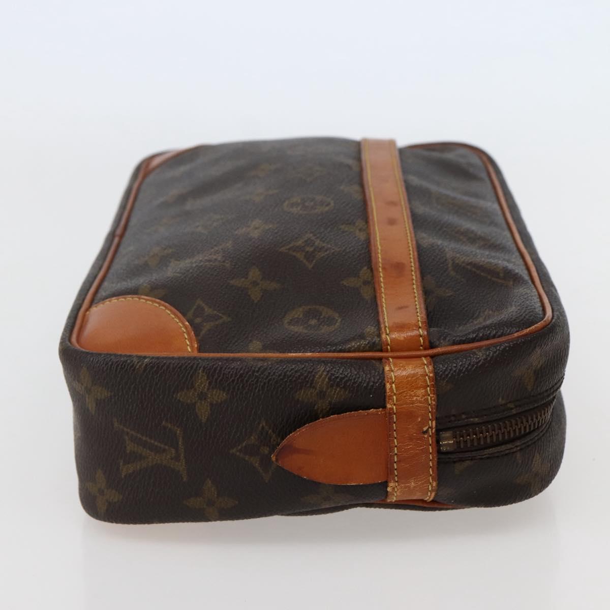 LOUIS VUITTON Monogram Compiegne 28 Clutch Bag M51845 LV Auth hk3024
