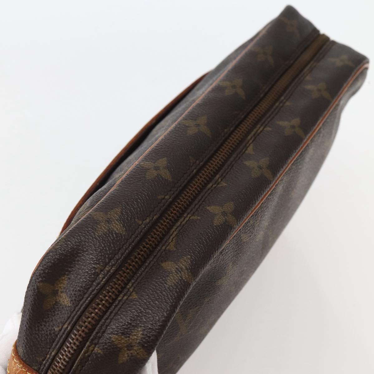 LOUIS VUITTON Monogram Compiegne 28 Clutch Bag M51845 LV Auth hk3024