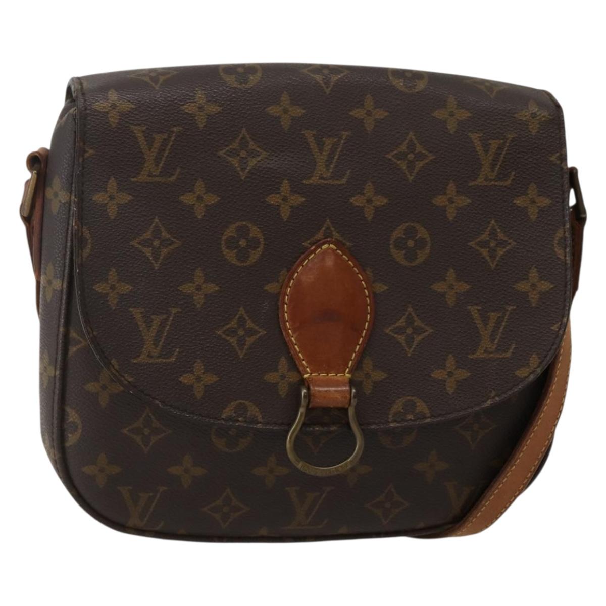 LOUIS VUITTON Monogram Saint Cloud GM Shoulder Bag M51242 LV Auth hk3026