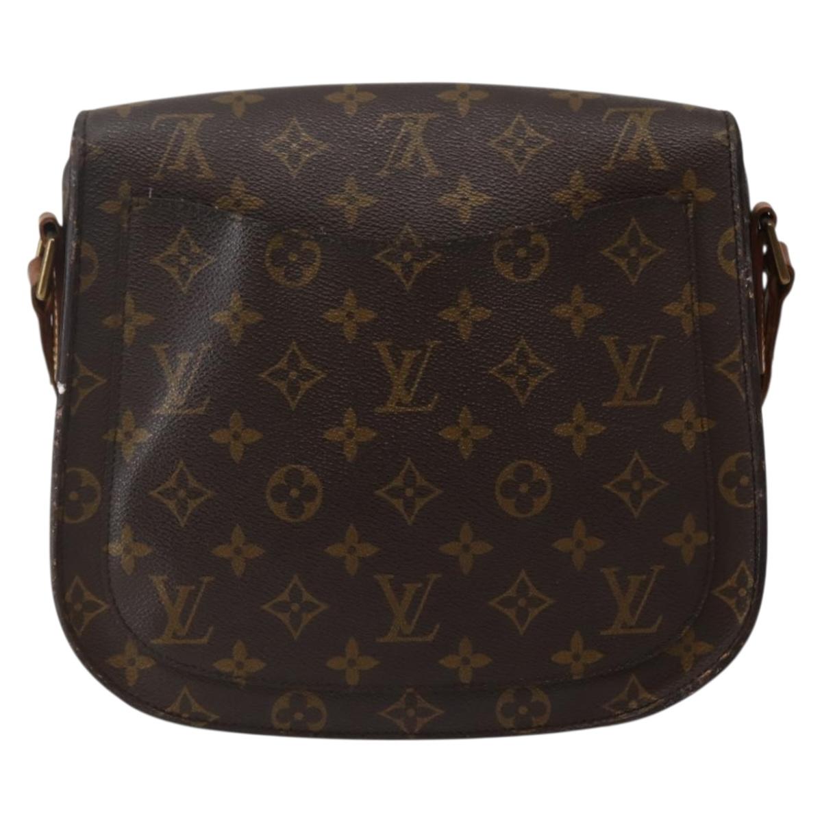 LOUIS VUITTON Monogram Saint Cloud GM Shoulder Bag M51242 LV Auth hk3026