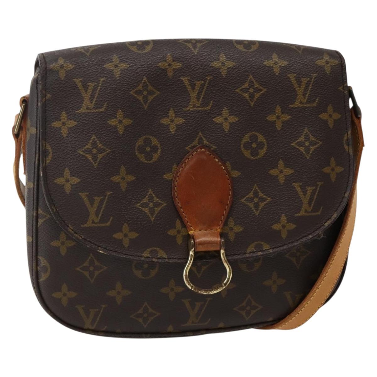 LOUIS VUITTON Monogram Saint Cloud GM Shoulder Bag M51242 LV Auth hk3027