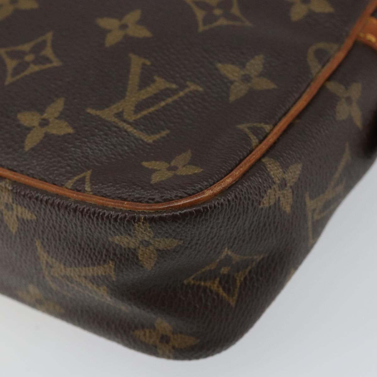 LOUIS VUITTON Monogram Compiegne 23 Clutch Bag M51847 LV Auth hk3029