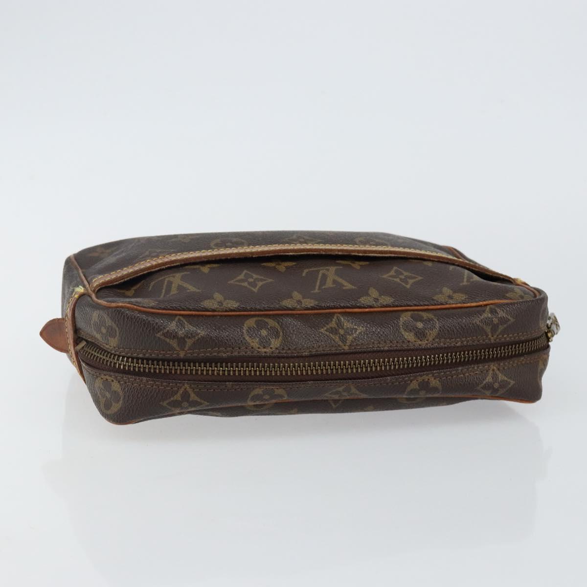 LOUIS VUITTON Monogram Compiegne 23 Clutch Bag M51847 LV Auth hk3029