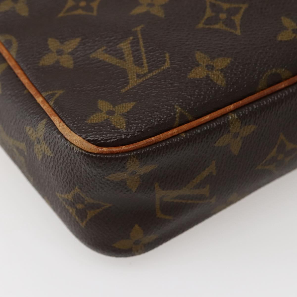 LOUIS VUITTON Monogram Compiegne 23 Clutch Bag M51847 LV Auth hk3030