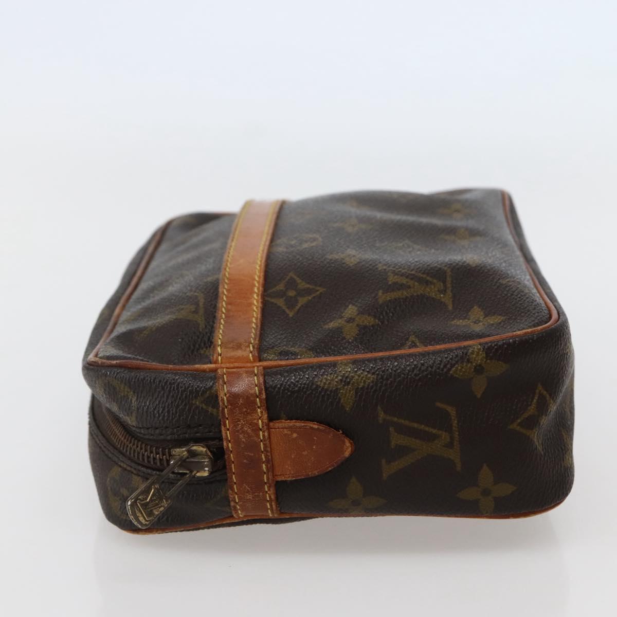 LOUIS VUITTON Monogram Compiegne 23 Clutch Bag M51847 LV Auth hk3030