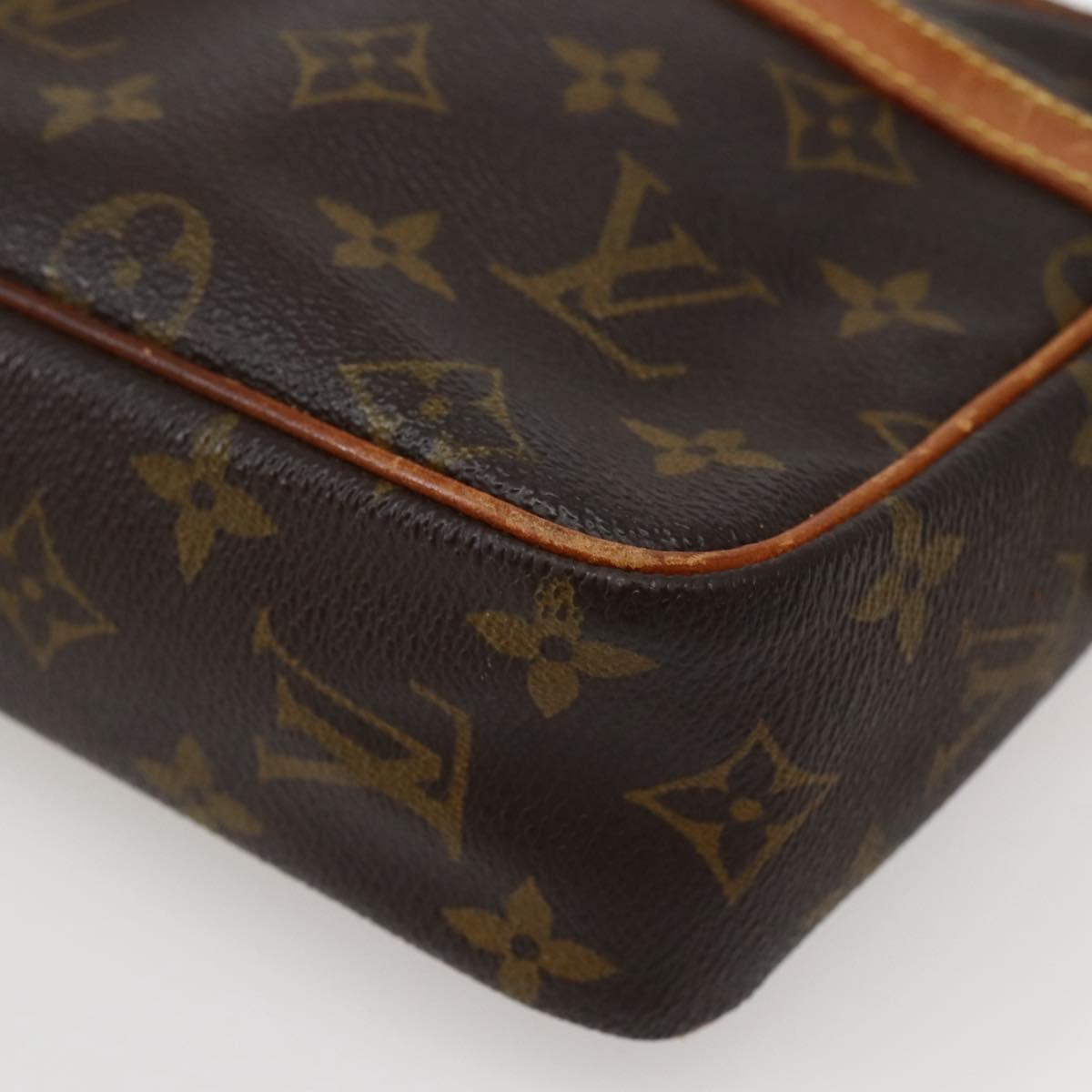 LOUIS VUITTON Monogram Compiegne 23 Clutch Bag M51847 LV Auth hk3030