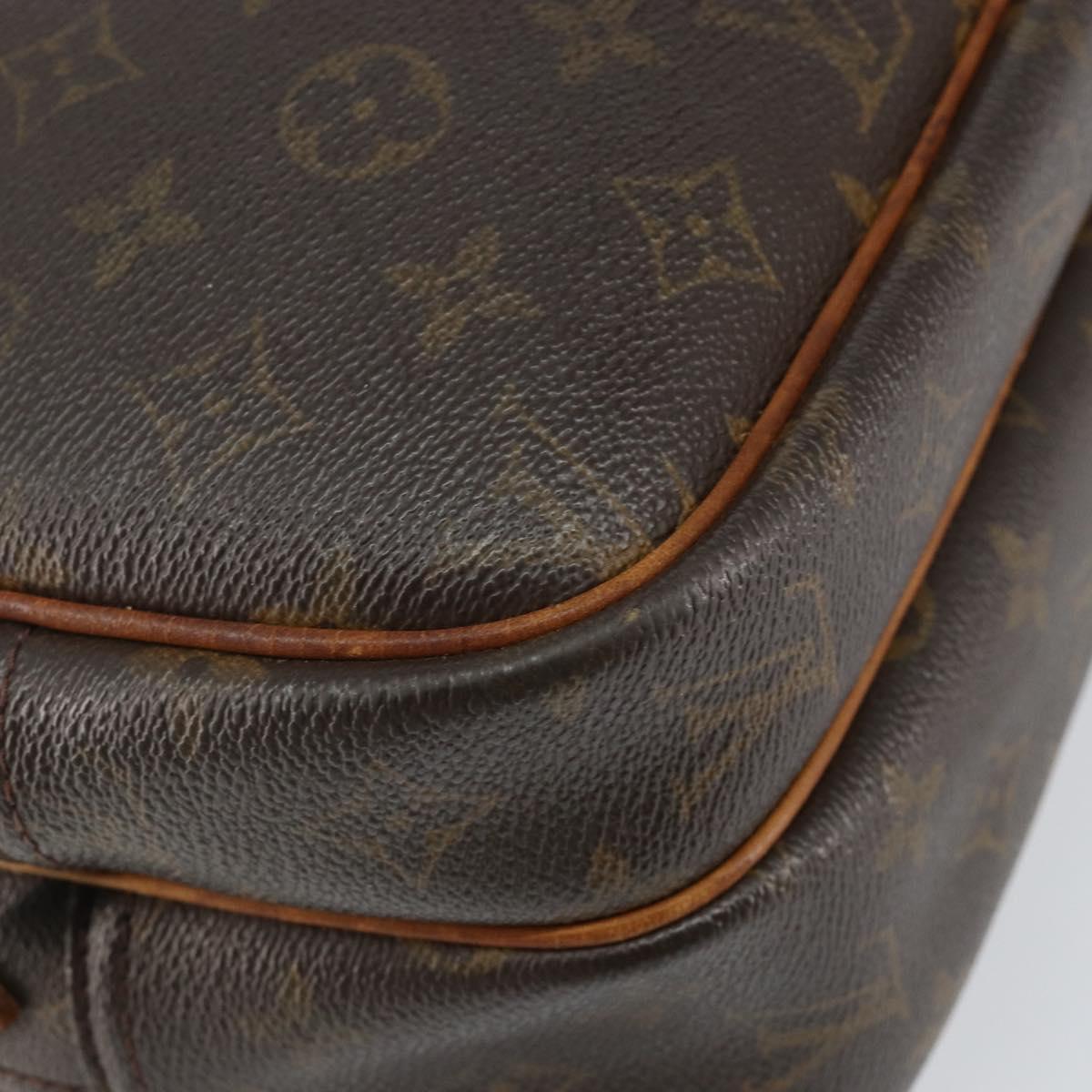LOUIS VUITTON Monogram Reporter PM Shoulder Bag M45254 LV Auth hk3032