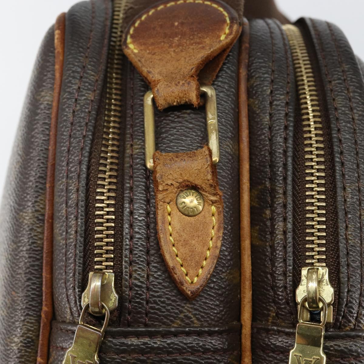 LOUIS VUITTON Monogram Reporter PM Shoulder Bag M45254 LV Auth hk3032