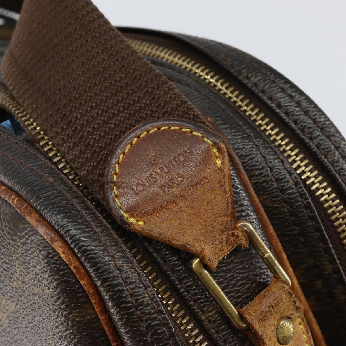 LOUIS VUITTON Monogram Reporter PM Shoulder Bag M45254 LV Auth hk3032