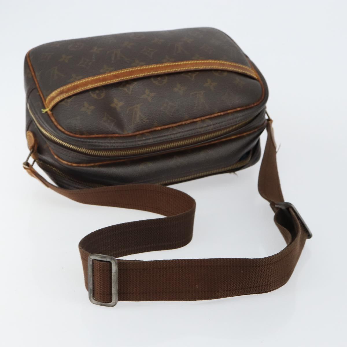 LOUIS VUITTON Monogram Reporter PM Shoulder Bag M45254 LV Auth hk3032