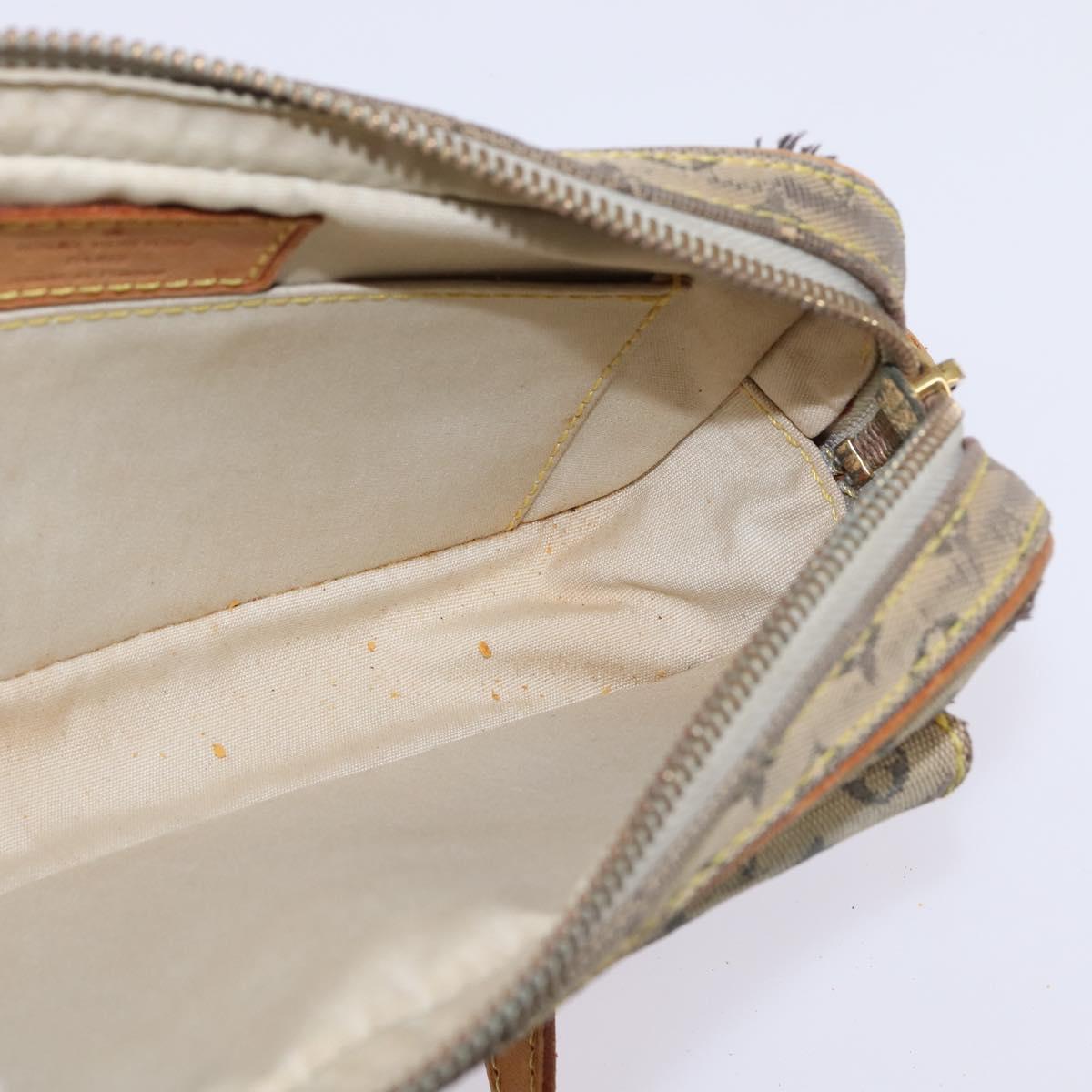 LOUIS VUITTON Monogram Mini Juliet MM Shoulder Bag Blue M92004 LV Auth hk3047