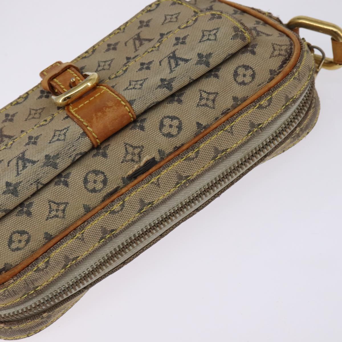 LOUIS VUITTON Monogram Mini Juliet MM Shoulder Bag Blue M92004 LV Auth hk3047
